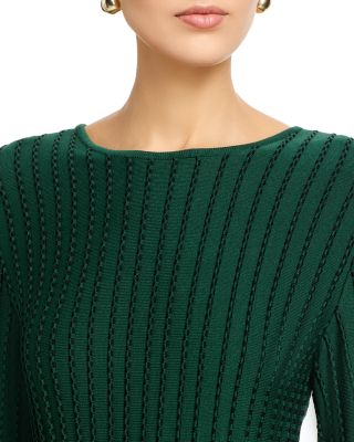 Jewel Neck Midi Dress