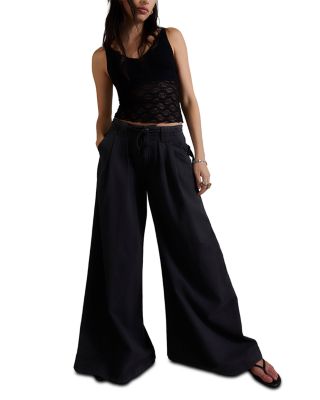 Julien Wide Leg Drawstring Pants