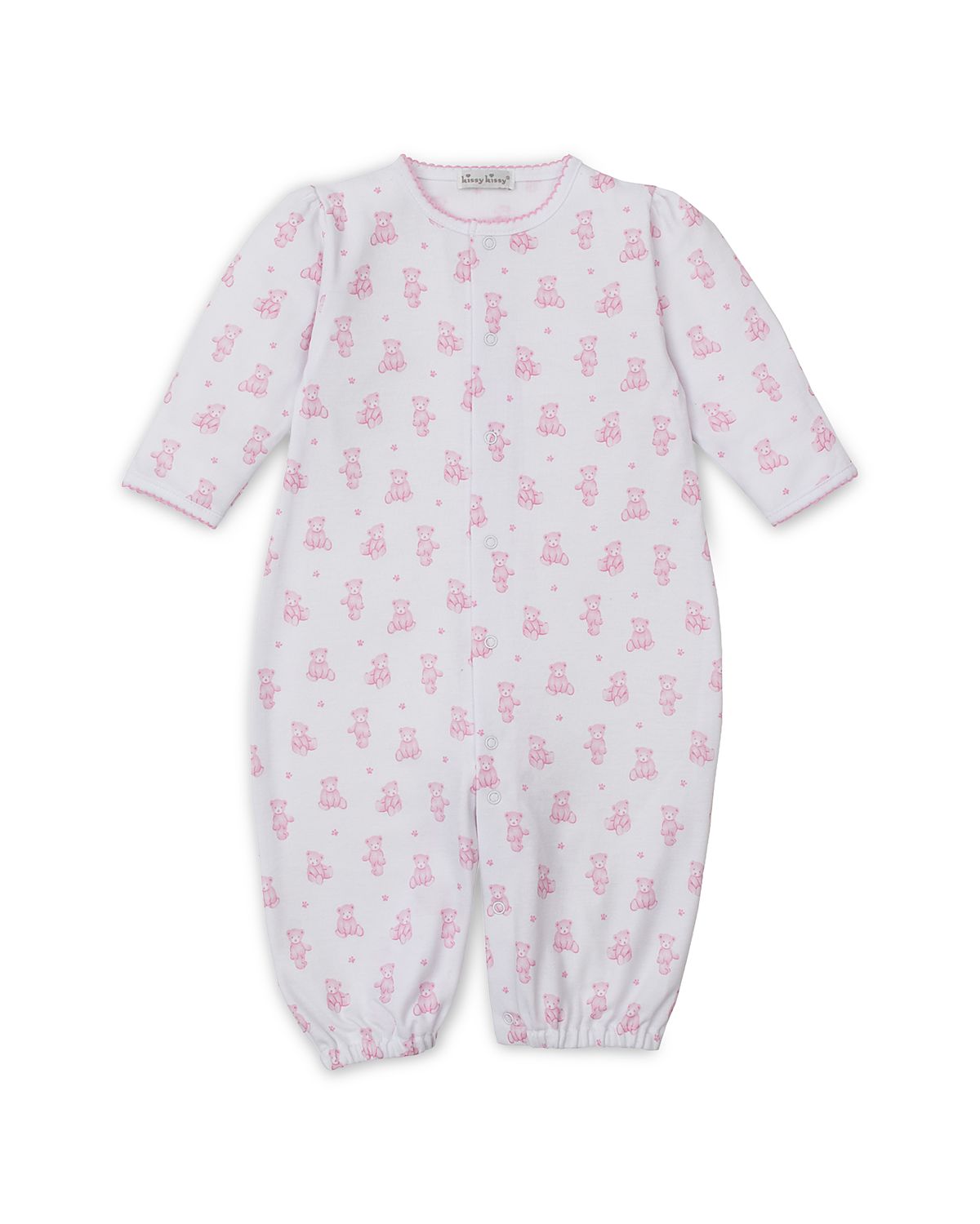 Kissy Kissy Girls' Bear Print Convertible Gown - Baby
