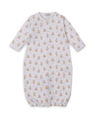 Unisex Bear Print Convertible Gown - Baby