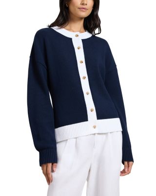  Cotton Fitted Cardigan