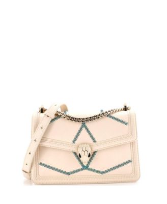 Small Serpenti Forever Shoulder Bag Whipstitched Leather