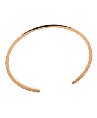  Love Cuff Bracelet 18K Rose Gold with Pink Sapphire