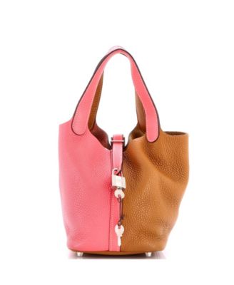 PM Picotin Lock Bag Bicolor Clemence