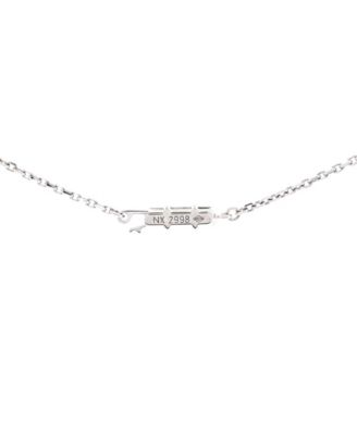  C Heart de Cartier Pendant Necklace 18K White Gold with Pave Diamonds, 16.75"