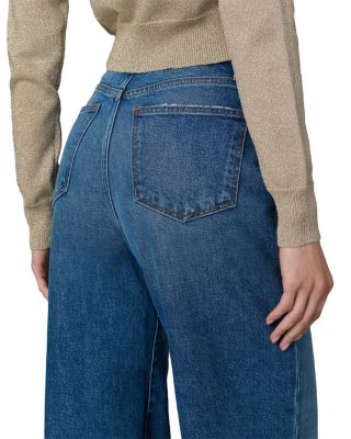 Petites The Mia Wide Leg Jeans in Zeal