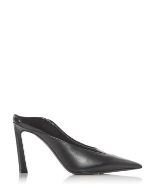 Women's Spiky Pointed Mule Pumps