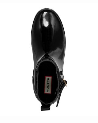 Women's Refined Quilted Rubber Chelsea Boots