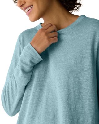 Long Sleeve Linen Tee