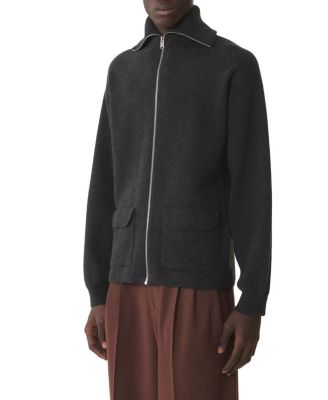  Cashmere Zip Cardigan