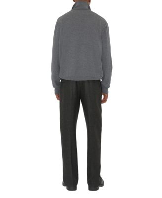 Cashmere Blend Quarter Zip Sweater