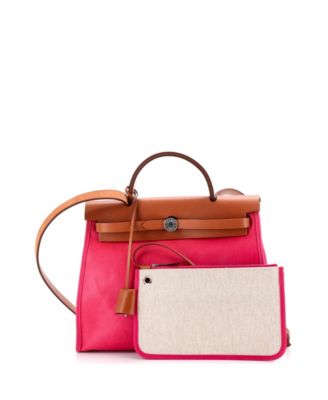 31 Herbag Zip Berline Vache Canvas and Leather