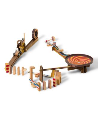 Uncommon Goods Race Car Chain Reaction Construction Set by Djeco - Ages 8+