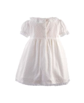 Girls' Swiss Dot Smocked Dress and Bloomers - Baby