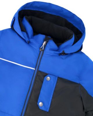 Boys' Two-Piece Play Snowsuit with Contrast Jacket - Little Kid