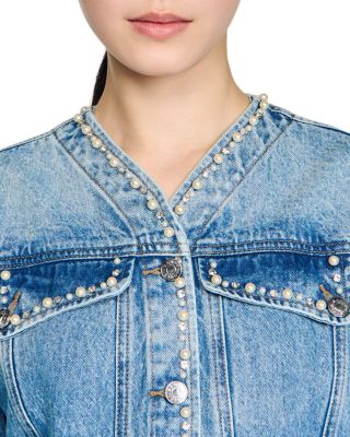 Beaded Denim Jacket