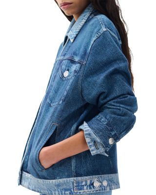 Miramar Combo Terry Oversized Trucker Jacket