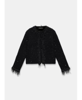  Women's Sequin Embellished Jacket