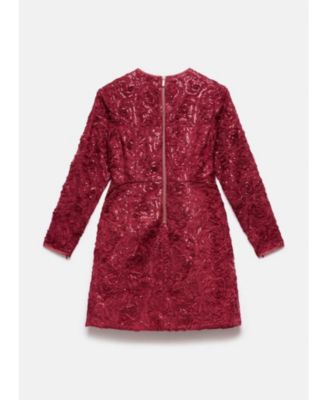  Women's Sequin Lace Mini Dress