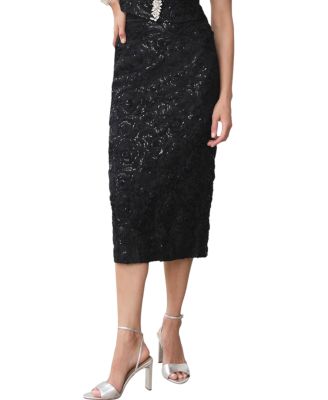  Women's Sequin Midi Skirt