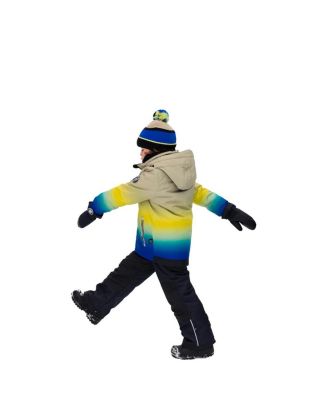  Boys' Two-Piece Play Snowsuit with Gradient Jacket - Little Kid, Big Kid