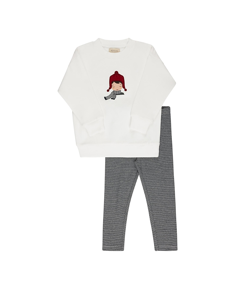 Ely's & Co. Unisex French Terry Autumn Kids Collection Sweatshirt and Leggings -Baby