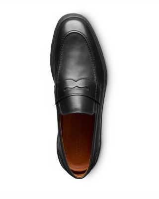 Men's Randolph Black Leather Loafers