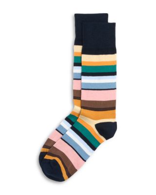 Marek Star Stripe Crew Socks