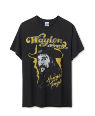  Unisex Waylon Jennings Hangin' Tough Flea Market Tee