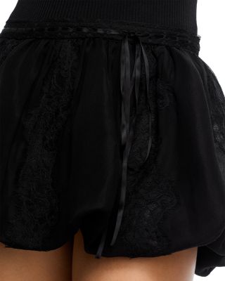 Kavita Silk Miniskirt