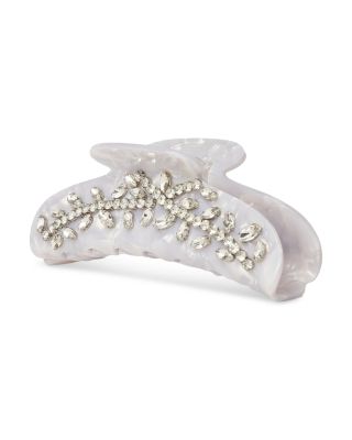 Holiday Lights Crystal Jumbo Claw Clip