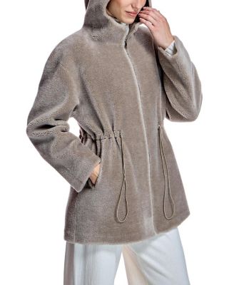  Hooded Lambswool Jacket