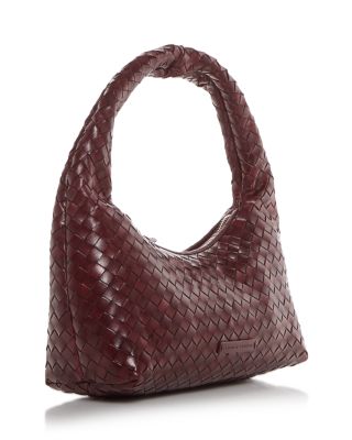Mercer Woven Leather Shoulder Bag