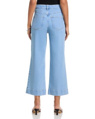 Joey Wide Leg Ankle Jeans in Zephyr