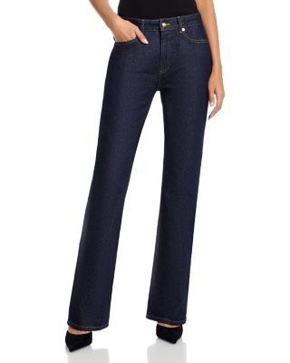 Stevie Straight Jeans in Indigo Noir