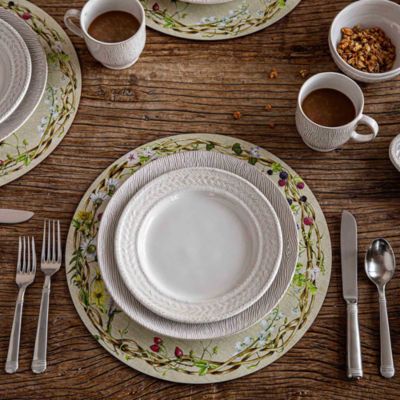 Le Panier White/Delft Dessert/Salad Plate