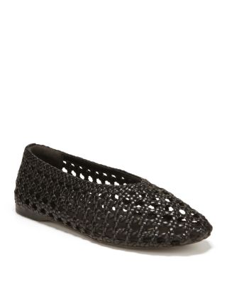 Women's Shira Woven Leather Ballet Flats