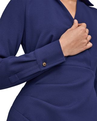 Side Gathered Midi Dress