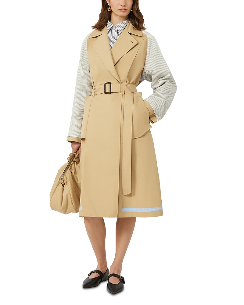Weekend Max Mara Wkdcanasta Reversible Midi Trench Coat