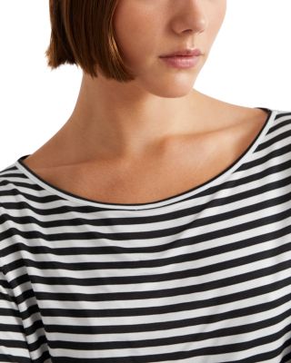 Slim Boat Neck Top