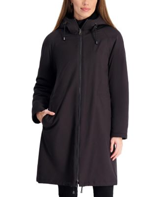 Shearling Parka Coat Reversible To Nylon