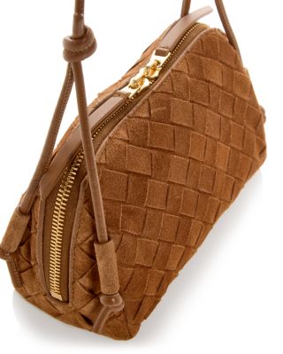 Concert Pouch Intrecciato Leather Suede Bag