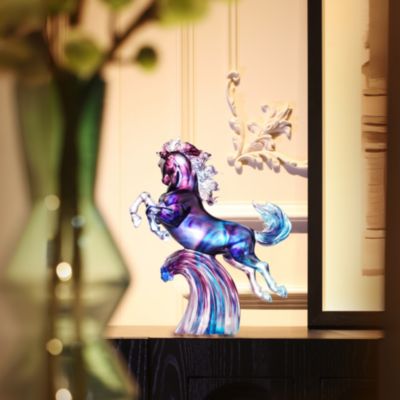 Lofty Peaks, Vision Beyond Limited Edition Crystal Glass Sculpture