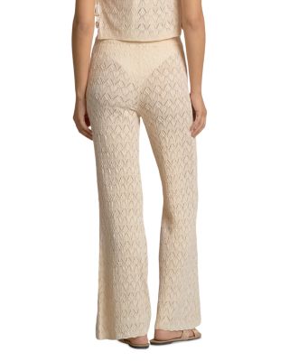 Pointelle Knit Swim Cover-Up Pants