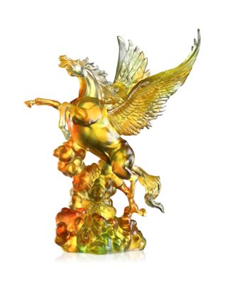 King Limited Edition Crystal Glass Sculpture