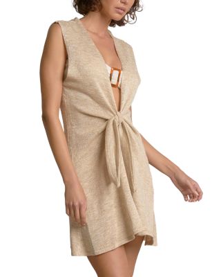 Tie Front Swim Cover-Up