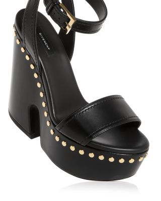 Women's Studded Platform Clog Sandals