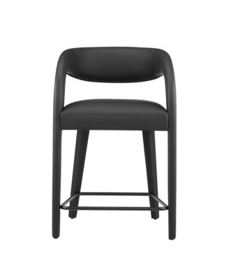 Pinnacle Faux Leather Counter Stool, Set of 2