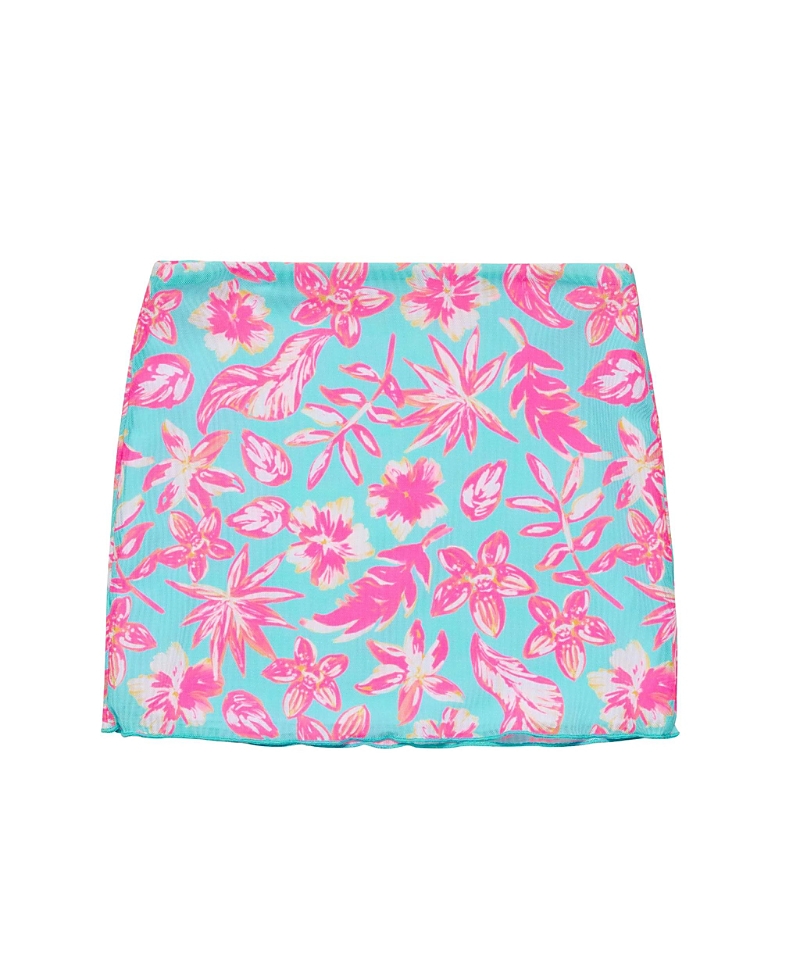 Snapper Rock Girls' Tropical Glow Teen Mini Skirt - Big Kid