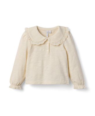 Girls' Lace Collared Top - Baby, Little Kid, Big Kid